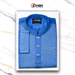 Saton Slab Cotton Panjabi