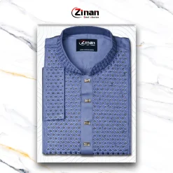 Saton Slab Cotton Panjabi