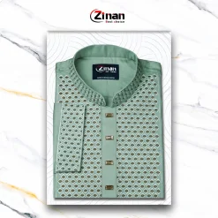 Saton Slab Cotton Panjabi